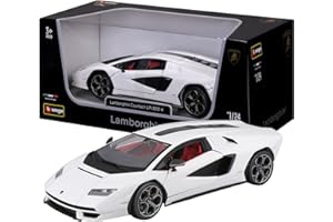 Bburago - Lamborghini Countach LPI 800-4 Escala 1:24, Réplica Diecast con Apertura de Puertas, Surtido Aleatorio, Licencia Oficial Lamborghini