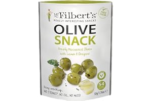 Mr Filbert's - Green Olive - Lemon & Oregano, 12 x 50g Pouches