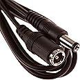 CDL Micro 5m DC Jack 5.5mm x 2.1mm Power Male to Female M-F Extension Cable for CCTV - Black