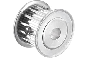 sourcing map 5M 15Teeth Timing Pulley Synchronous Wheel Belt Drive without Step 20mm Height 5mm Pitch 6mm Bore for Belt, 3D Printer, CNC