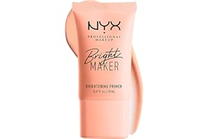NYX Professional Makeup Primer Bright Maker, Base de Maquillage, Base de Teint Illuminatrice à l'Extrait de Papaye, Infusé au Mica pour un Fini Satiné, Formule Vegan, 20 ml