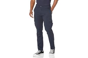 Amazon Essentials Pantalón Cargo, elástico y de Corte Ajustado (Disponible en Tallas Grandes y Largos Especiales) Hombre