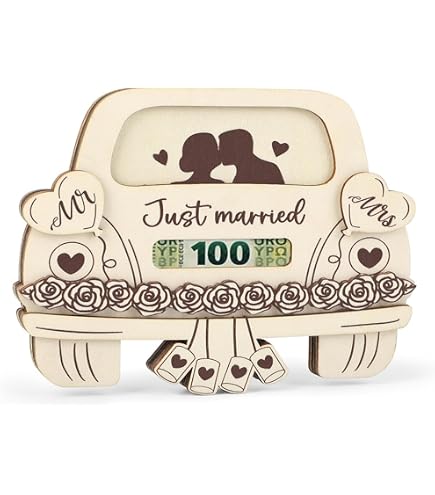 Idea Regalo In Legno Per Cresima/compleanno - Porta Soldi Con Supporto E Biglietto - 3
