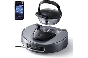 3i Robot aspirateur Laveur G10+, Compression silencieuse des débris, 60 Jours sans vidange, Serpillière et Brosse Extensibles, 18 000 Pa, évitement d’Obstacles Digne d’Un Flagship