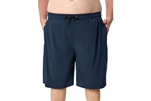 Arcweg Mens Plus Size Swim Shorts Men Swimming Trunks Big and Tall Quick Dry Swimming Shorts XXL-6XL