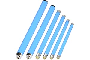 CLAR - Neon Anti Moustique, Anti Insecte, pour Lampe, Destructeur d’Insecte, Ampoule Tue Mouche, 21,2 x 1,6cm (6W, Pack 5)