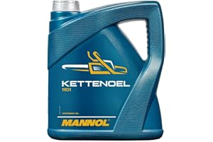 Kedjeolja, trädgårdsredskapsolja, Mannol, 4 liter | Sågkedjeolja med ISO VG 100, hög vidhäftning mot sprutor, oxidations- och