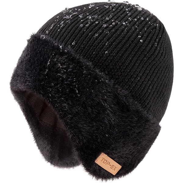 VIAUMBR Wintermuts voor heren, gebreide muts, hoofddeksels, muts voor dames, winter, uniseks, warme dikke skimuts, 5 7/8-7 5/8 VIAUMBR Wintermuts voor heren, gebreide muts, hoofddeksels, muts voor dames, winter, uniseks, warme dikke skimuts, 5 7/8-7 5/8