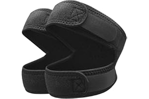 Yunrui Asipu Kniebandage, 2 Packungen, Atmungsaktiv & Leicht, Doppelter Rutschschutz, Steigert Bewegungsfreiheit, Ideal für Alltag & Leichtsport