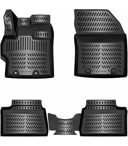 Gledring Rubbasol (Rubber) Kofferbakmat compatibel met Toyota Corolla Cross 2022- (Hoge laadvloer