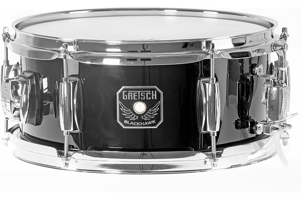 Gretsch, Caisse claire Full Range, Blackhawk Mighty Mini, 12x5,5", noir / chromé, BH-5512-BK