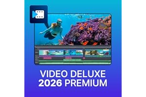 MAGIX Video deluxe 2026 Premium: Le montage vidéo pour tous | Programme d'édition vidéo | Éditeur vidéo | pour Windows 10/11 PC | 1 licence de téléchargement sur PC pour 2 appareils