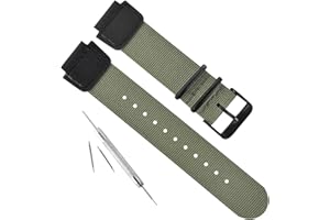 UEMOH Wysokiej jakości nylonowy pasek kompatybilny z Casio SGW-500 / SGW-300 / SGW-400H / AE-1000W / AE-1100 / AE-1200 / W-735H / W-S210 / W-800H / W-216/210/200 / AQ-S810W / AEQ-110W / AEQ-110W 10 / F 108