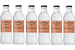 ZEUS PARTY Acqua Tonica Franklin & Sons Tonic Water 200 ml (Rosmarino & Olive Nere, 6)