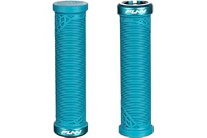 Funn Hilt JR Mountain Bike Handlebar Grips With Single Lock On Clamp, Bicycle Handlebar Locking Grips with 19 mm Inner Diameter, Short Bicycle Grips For Youth, Girls and Boys