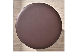 SWJ-SWJSSB 2er Set Hockerbezug Rund Sitzhocker Rund 30-38cm Hocker Bezug Wasserdicht，für Drehhocker,Drehbar Bürohocker Stuhl Rund Barhocker Bezug，Knitterfrei Waschbar Weich Und Langlebig ( Color : Coffee , Size