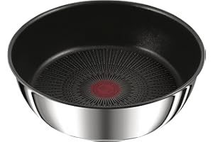 Tefal Ingenio Sauteuse 24 cm, Induction, Revêtement antiadhésif, Acier inoxydable, Gain de place, Indicateur de température, Fabriqué en France, Preference L9733502