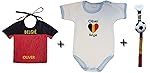 Zigozago - PERSONALIZZABILE - Set MONDIALI BELGIO composto da bavaglino + Body + portaciuccio