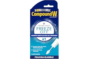 Compound W Freeze Off Wart Removal System - Effectively Removes Warts in As Few As One Treatment - 8 Disposable Applicators