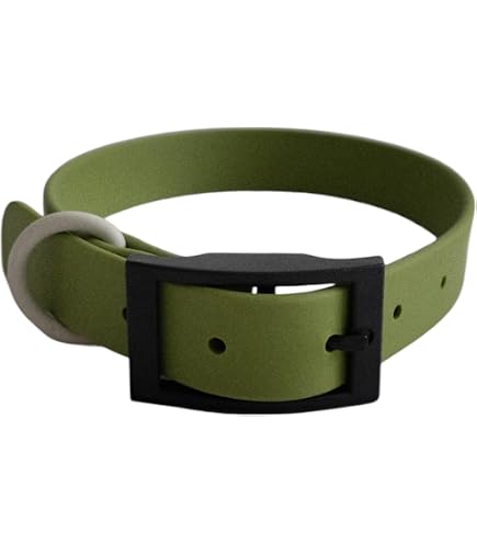 Biothane Hundehalsband Mit Dornschnalle – Wasserabweisend, Leicht Zu Reinigen, Größe 30-40 Cm