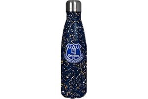 FOCO Forever Collectibles UK EVERTON FC Paint SPLATTER Botella de agua fría WH