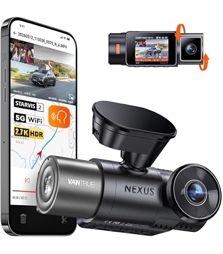 VANTRUE N2 Pro Dual Dash Camera 1920 x 1080P Front and Rear Dash