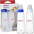 Pigeon Peristaltic Baby Nursing/Feeding Bottle KPP Nipple M,For 4+ Month Babies,BPA Free,BPS Free,Blue and White,200 ml,Pack of 2