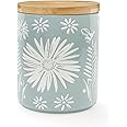 Cooksmart Ceramic Airtight Storage Jars | Storage Jars & Canisters Perfect For Pasta Storage & Rice Storage | Storage Jars With Lids For All Type Of Foods - Homestead