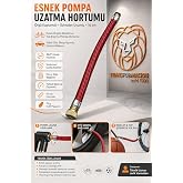 Transformacion Esnek Pompa Uzatma Hortumu, &Ouml;rg&uuml; Kaplamalı, 16 cm