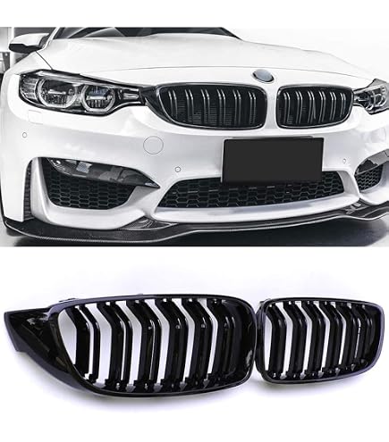 TTCR-II Grille-inzetstrips Set Van 2 – In Kleur Voor BMW 1 T/m 8 Serie – Past Op F20, F22, F30, G30 En Meer – Sportieve Look Zonder Lijm