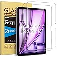 SPARIN 2 Pack Screen Protector for iPad Air 13 Inch M3 2025/ M2 2024 and iPad Pro 13 Inch M4 2024, Tempered Glass Film, Scratch Resistant, HD Clear
