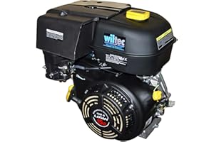 WilTec LIFAN 190 Moteur Esence 10kW (15CV) 25.4mm 420ccm avec Lanceur démarrage Manuel