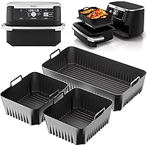 Accessoires Air Fryer Ninja AF500EU – Moules Silicone, Gaufres, Papier Cuisson | Compatible AF500
