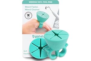 tweexy Craft Vinyl Weeding Scrap Collector Ring for Heat Transfer Vinyl, HTV Crafting Adhesive Paper Sheets Holder (Mint)