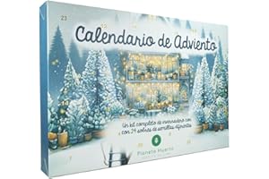 PLANETA HUERTO BONSÁI PLANETA HUERTO | Calendario de Adviento de Semillas con Mini Invernadero – Calendario 24 Variedades de Flores, Aromáticas y Hortalizas, Regalo Ecológico y Educativo de Navidad