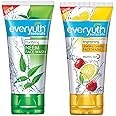 Everyuth Purifying Neem Face Wash, 50gm and Lemon &Cherry, Oil Clear Face Wash, 50gm, Combo Pack