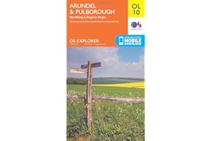 Arundel & Pulborough Map | Worthing & Bognor Regis | Ordnance Survey | OS Explorer Map OL10 | England | Walks | Hiking | Maps | Adventure