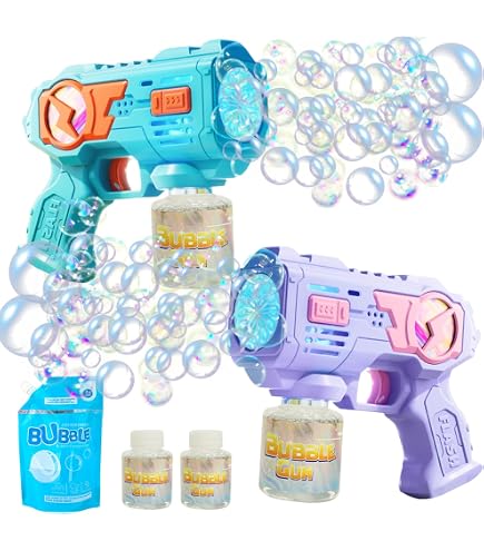XAZASTOV Dinosaures Pistolet a Bulles de Savon Enfant Machine a Bulle