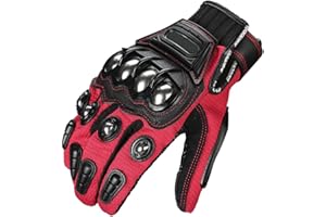 JIEKAI Outdoor Glove Steel Knuckle Motorcycle Motorbike Powersports Racing Textile Safety Gloves