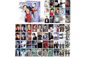 DEFGNOP Kpop BTS Merch, BTS Photocards, 55 Stück Lomo Karten, Album Photocards Set, Geburtstagsgeschenk für Fans Jugendliche (2025 FESTA, A)