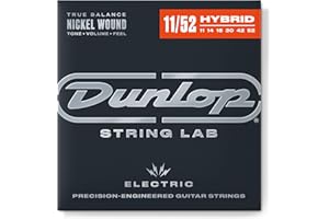 JIM DUNLOP Dunlop den1152 - Set - Cordes pour guitare électrique en acier nickelé 11-52