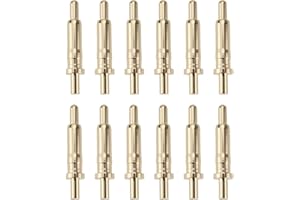 Be In Your Mind 100 Stück 9,5 mm Stromprüfspitzen, Pogo-Pins, Steckverbinder, 24 V Gleichstrom, 1,5 A, für Mobiltelefone, Kommunikation, Automobil