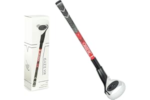 GAZEVR Gaze VR | VR Golf Club Attachments for Meta Quest 2 | Pro Grip | Right & Left Controllers | Red