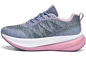 EaseWalk Zapatillas Deportivas para Mujer y Hombre - Zapatos Cómodos y de Alta Absorción de Impactos para Correr