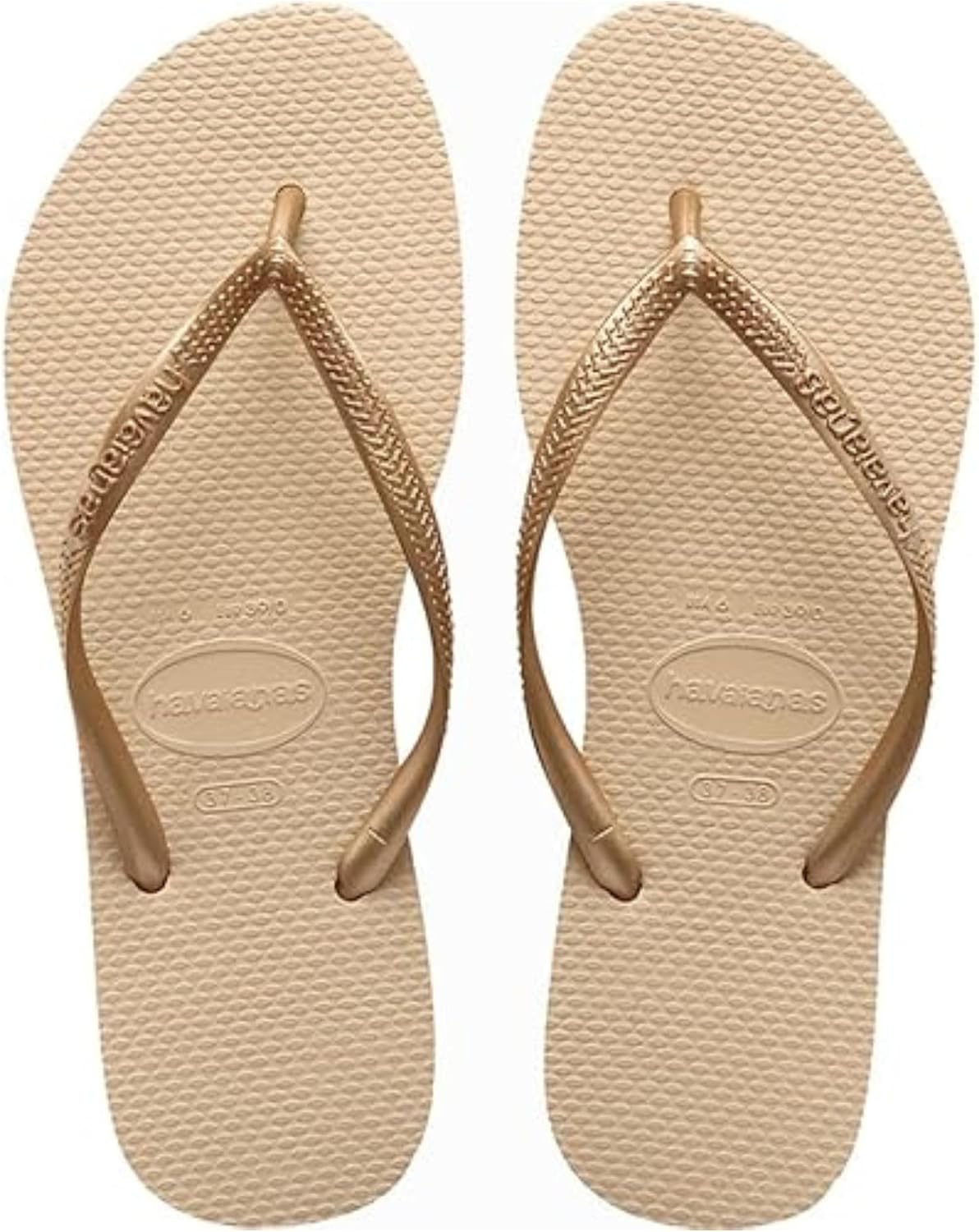 Havaianas Slim Chanclas Elegantes, Duraderas y Versátiles, con Suela Texturizada para Agarre y SoporteMujer