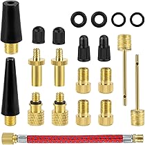 Kit 32 Pezzi Adattatori Valvole Per Bici - Per Pompa, Pneumatici E Palloncini - Foto 8