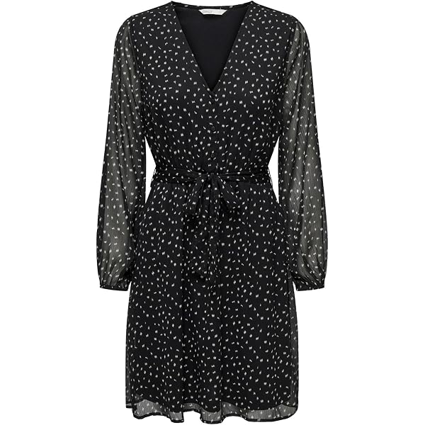 ONLY Robe Longue Onlnova Life Elite L/S Renna - Élégante Femme Manches Longues