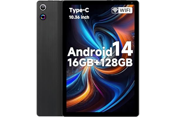 Laptok Tablet 10 Pulgadas con 16 GB de RAM 128 GB de ROM Expansión TF de 1 TB 8 Núcleos Android 14 Resolución HD de 1280 x 800 Batería de 5000 mAh Compatibilidad con Bluetooth/WiFi 6/USB-C/OTG