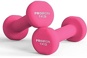 PROIRON haltere en Neoprene,Haltères,1KG,1,5KG,2KG,3KG,4KG,5KG,6KG,7KG,8KG,10KG,1+2+3KG,2 in 1,Muscles Fitness,néoprène Haltères