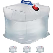 Contenitore per lacqua con rubinetto pieghevole - 15 l Contenitore per lacqua con rubinetto pieghevole - 15 l